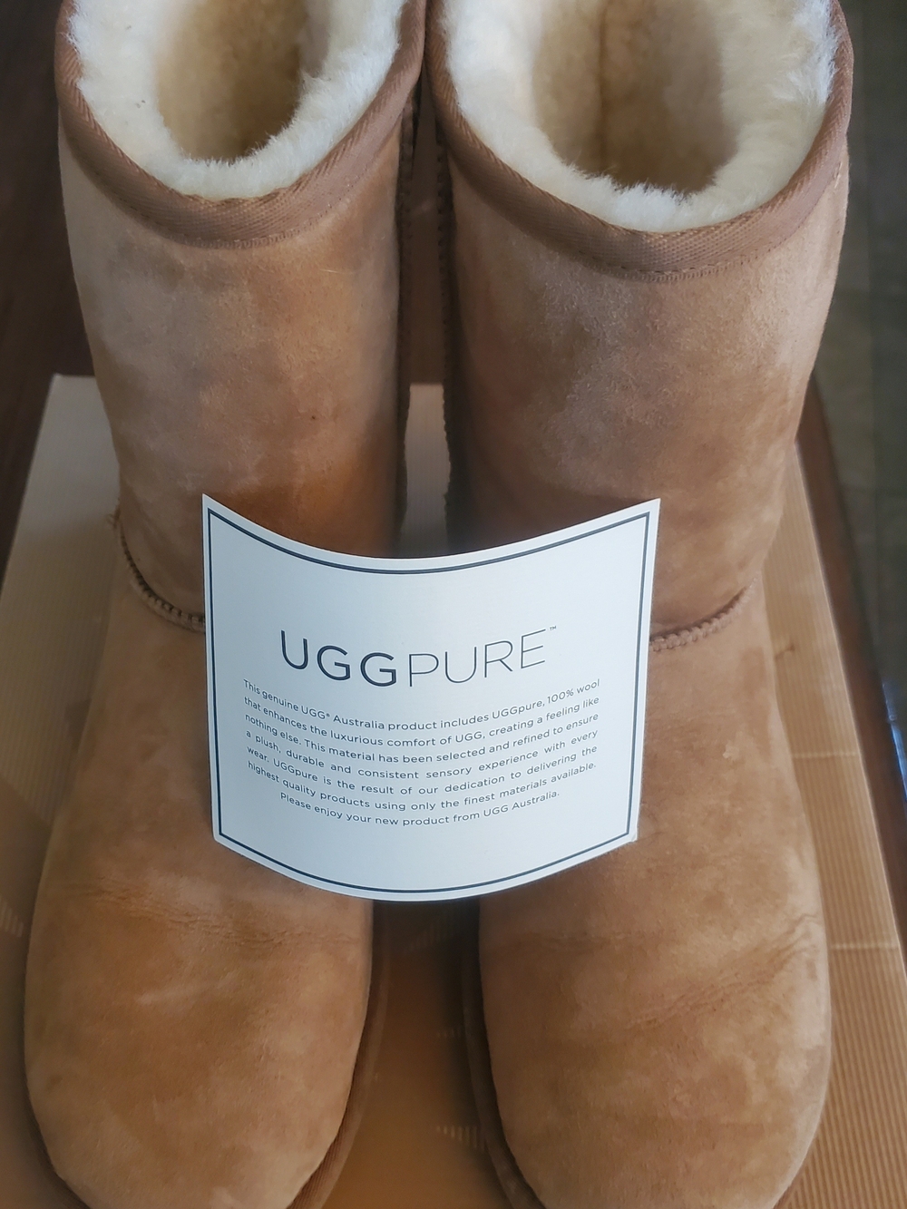 Womens Ugg Boots Classic Short Chestnut Brown Sz 10 With Box Excellent Preloved